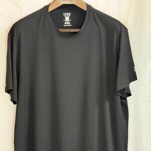 IZOD Performx Cool FX Stretch Men's Crew Neck Short Sleeve T-Shirt - Black - XXL